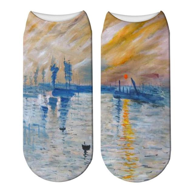 Classical painting Ankle Socks