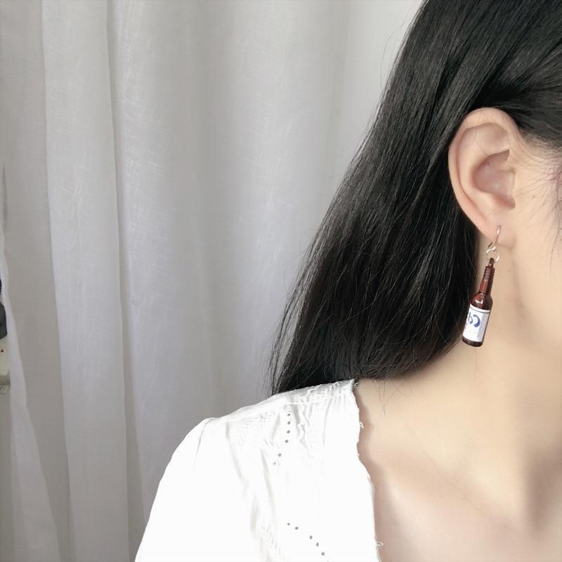 Evian Water Bottle Earrings