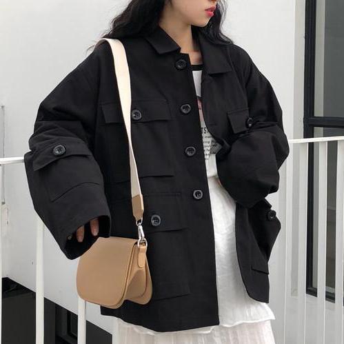 Oversized Cargo Pocket Jacket
