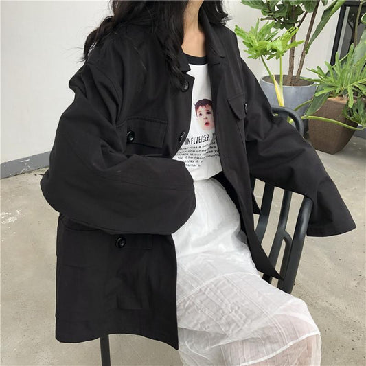 Oversized Cargo Pocket Jacket